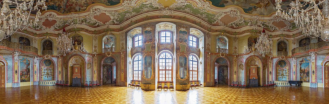 Festsaal Heidecksburg, Foto: Christoph Hampe, 2020 Festsaal im Residenzschloss Heidecksburg, Foto: Christoph Hampe, 2020